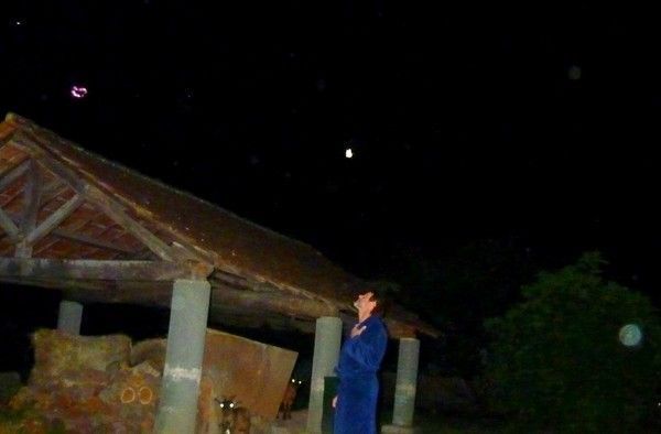 Baignade avec les Orbs.