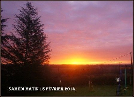 Journée de ce samedi 15 février 2014,